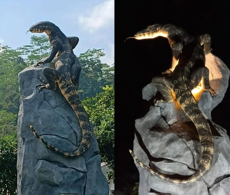 Tugu Biawak Wonosobo Viral: Ikon Baru dengan Anggaran Rp50 Juta