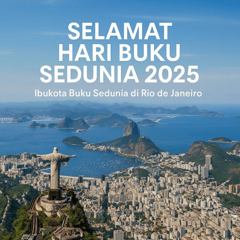 Hari Buku Sedunia 2025: Rayakan Literasi Bersama Rio de Janeiro, Ibu Kota Buku Dunia!