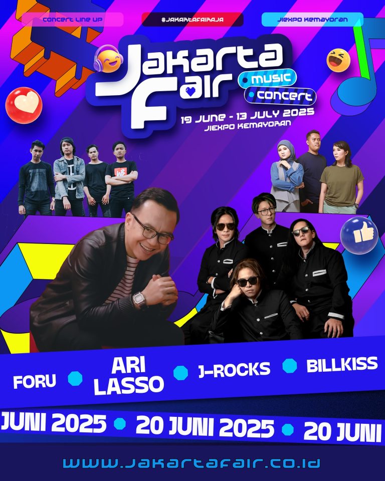 Jakarta Fair Kemayoran 2025: Ari Lasso dan J-Rocks Mengguncang Panggung JFMC dengan Hits Ikonik