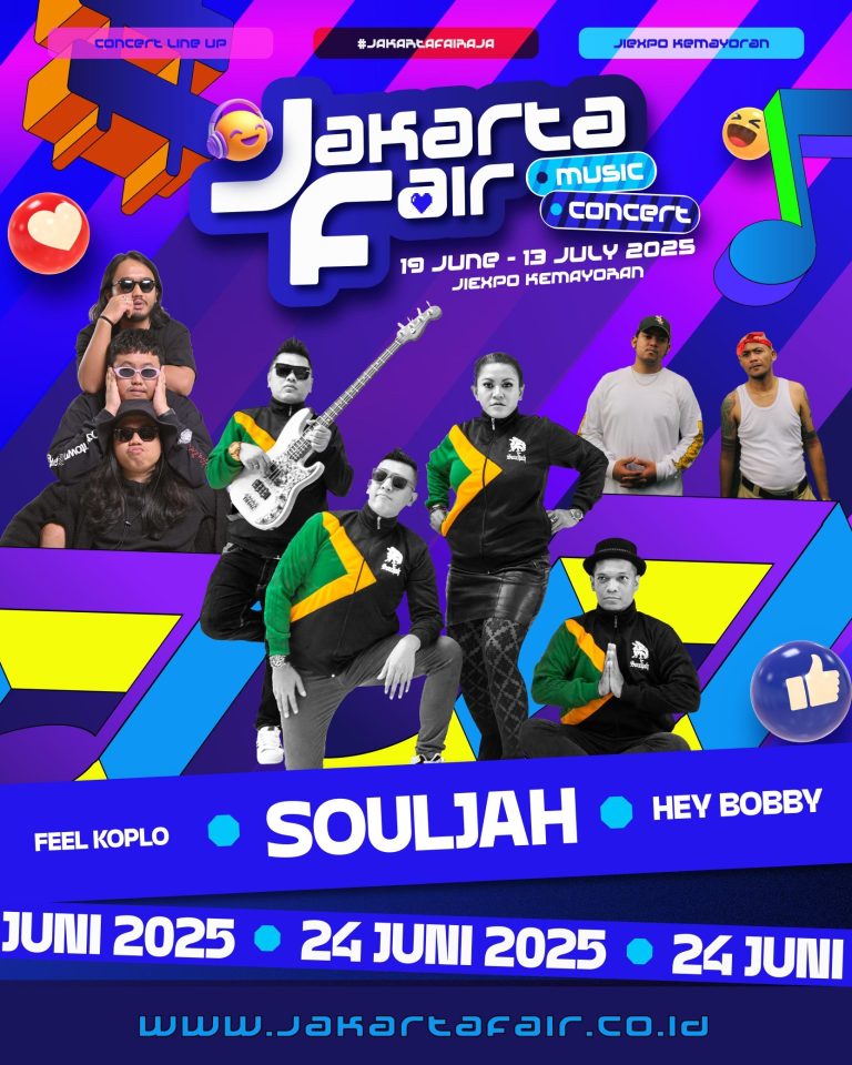Jakarta Fair 2025 Hari Ini: Souljah, Feel Koplo, dan Hey Bobby Guncang Panggung Musik