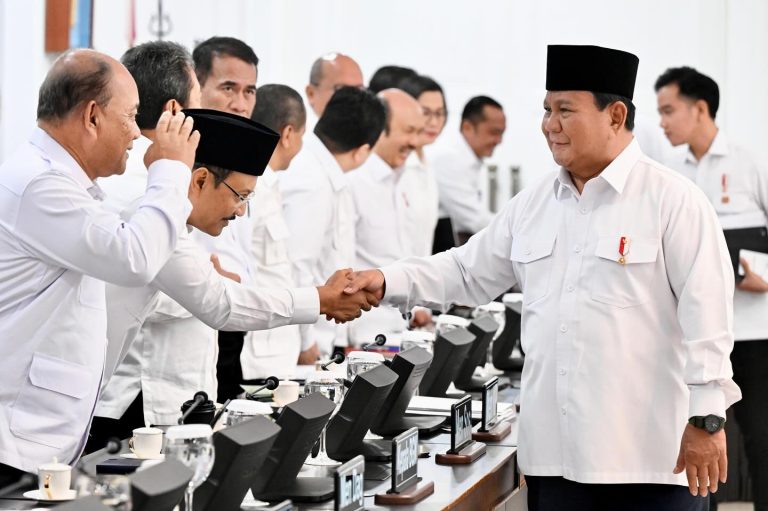 Prabowo Puji Kabinet dan Jokowi, Soroti Ketahanan Pangan dan Sindir Pemain Ekonomi Nakal