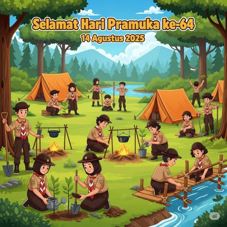 Hari Pramuka Nasional 14 Agustus 2025: Mengenang Kiprah Gerakan Pramuka ke-64