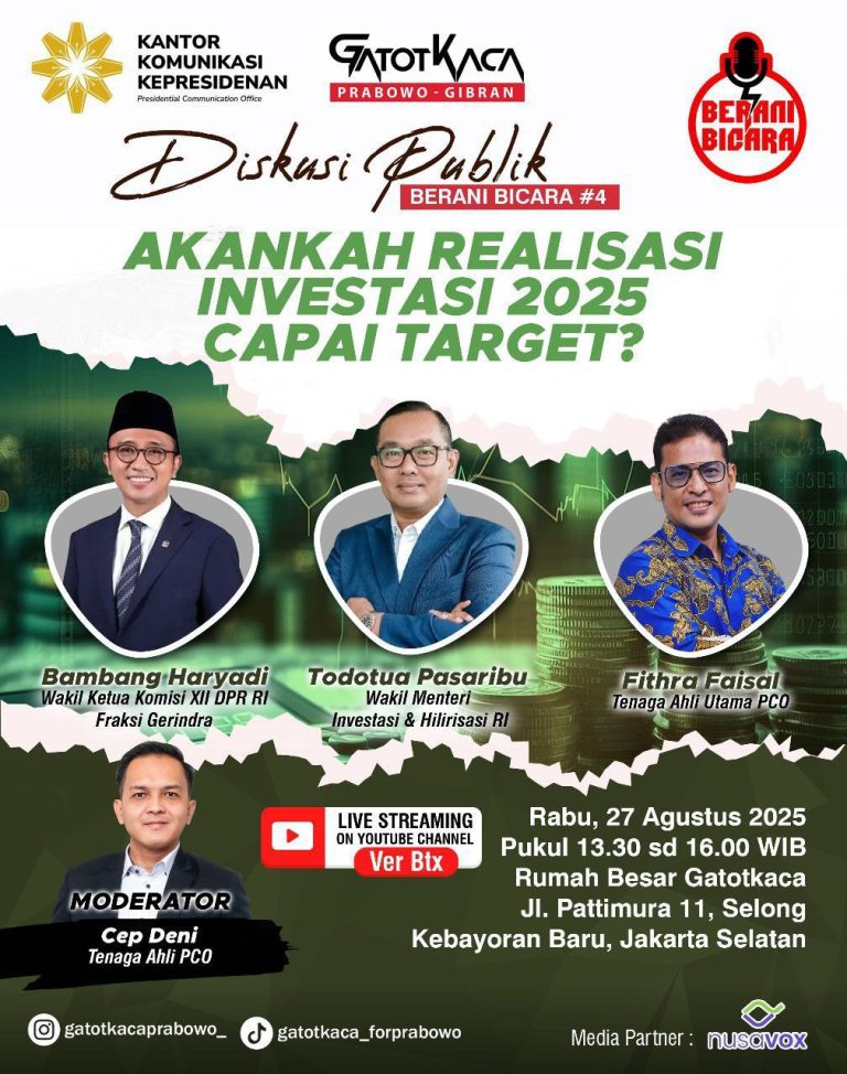 Saatnya Berani Bicara Target Investasi 2025