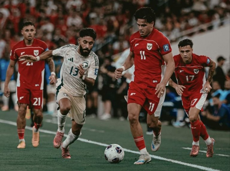 Indonesia vs Arab Saudi Berakhir 2-3, Hasil Mengecewakan untuk Timnas di Kualifikasi Piala Dunia 2026