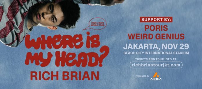 Rich Brian akan tampil di Jakarta pada 29 November 2025 dalam konser terakhirnya di Indonesia sebelum tur global. Acara digelar di Beach City International Stadium, Ancol.