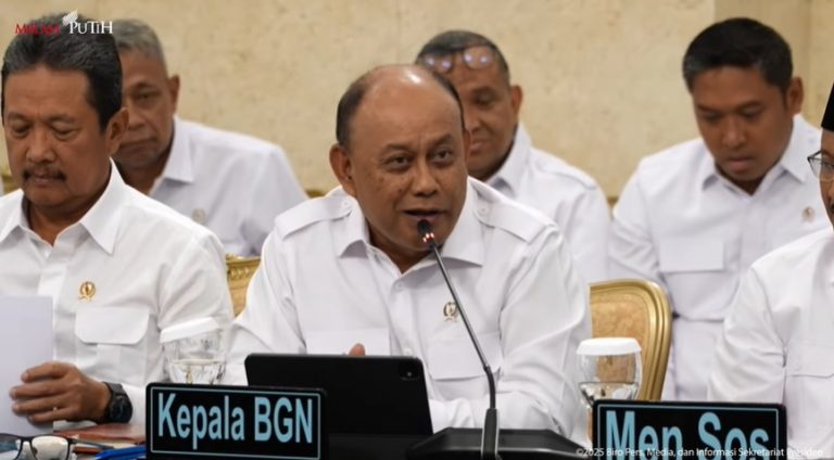 BGN Paparkan Perkembangan Program MBG ke Prabowo, Target 19 Ribu SPPG Tahun Ini