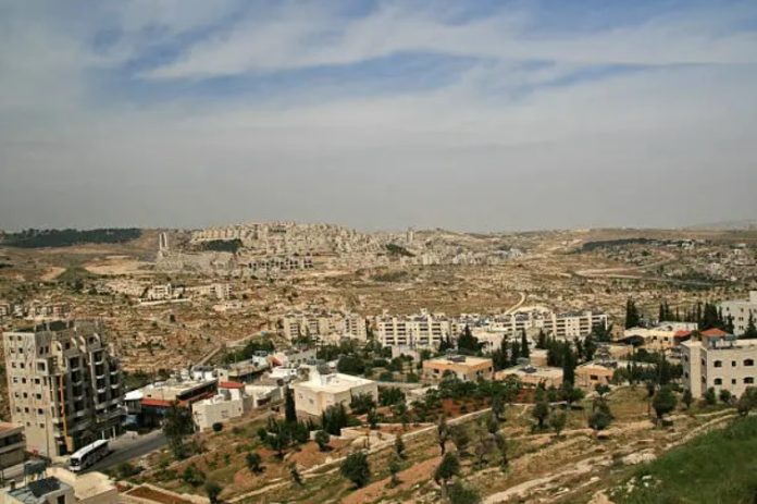 Pemandangan kawasan Tepi Barat, Palestina.