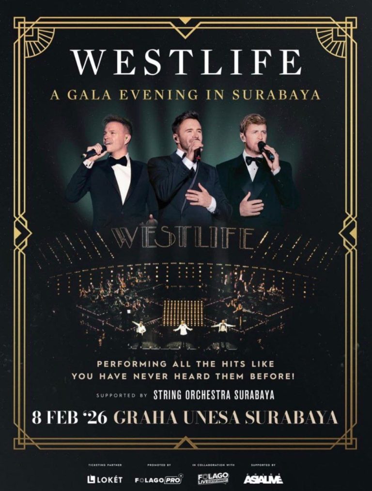 Konser Westlife Surabaya 2026 Resmi Digelar, Begini Cara Beli Tiket dan Harganya