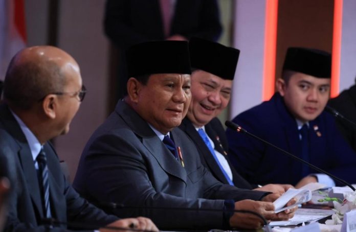 Presiden Prabowo Subianto membahas langkah-langkah konkret Board of Peace untuk mewujudkan perdamaian di Gaza saat berada di Washington, D.C., Amerika Serikat, Kamis (19/2/2026).