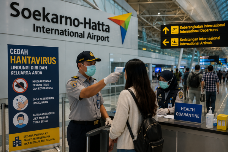 Bandara Soetta Perketat Pengawasan untuk Antisipasi Penyebaran Hantavirus
