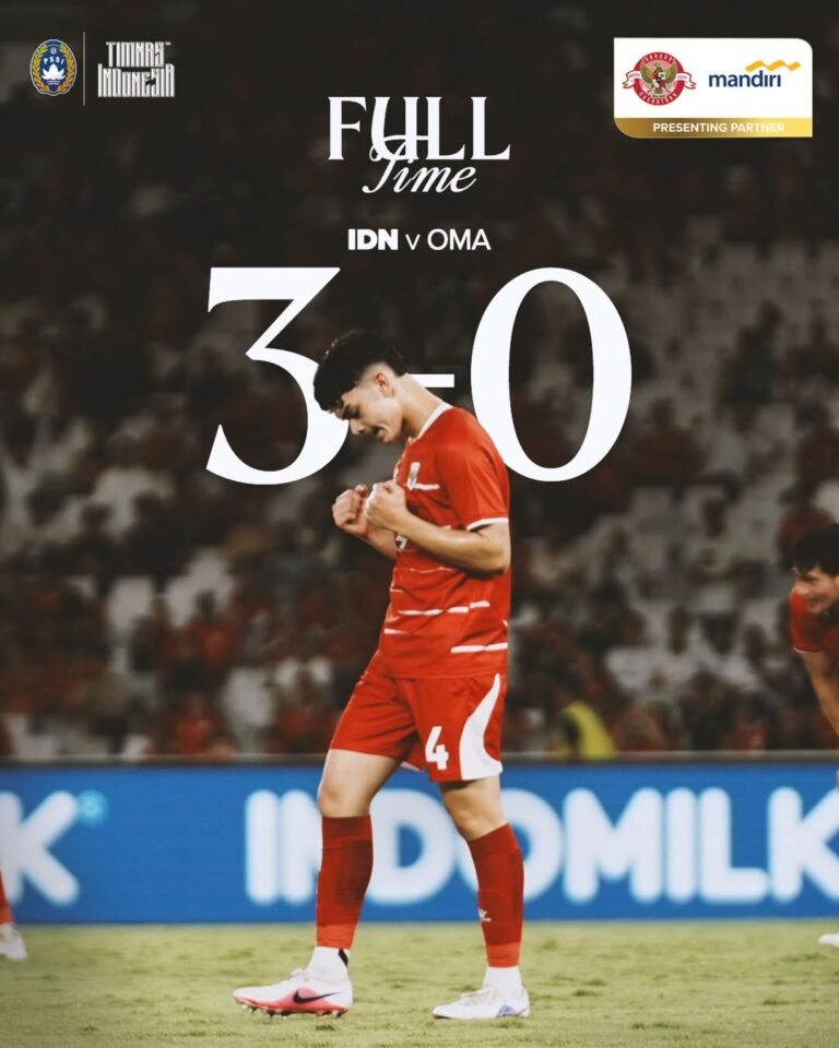 Usai Hajar Oman 3-0, Ranking FIFA Timnas Indonesia Melesat ke Posisi 118
