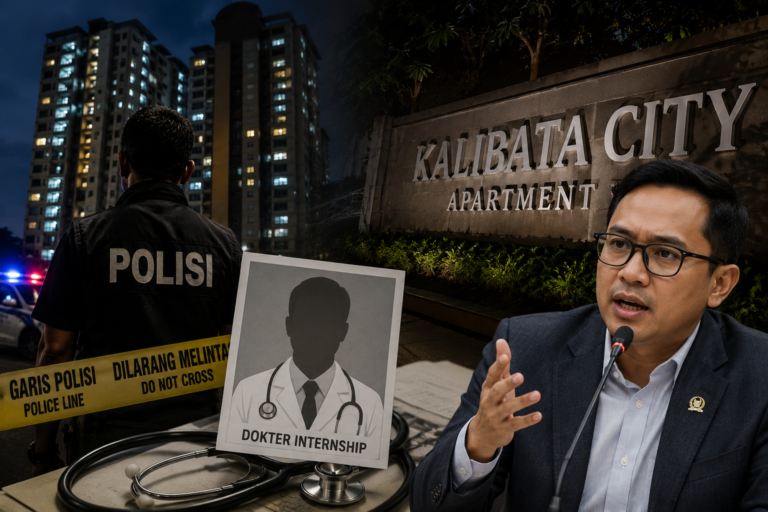 DPR Desak Polisi Usut Tuntas Kematian Dokter Internship di Apartemen Kalibata City