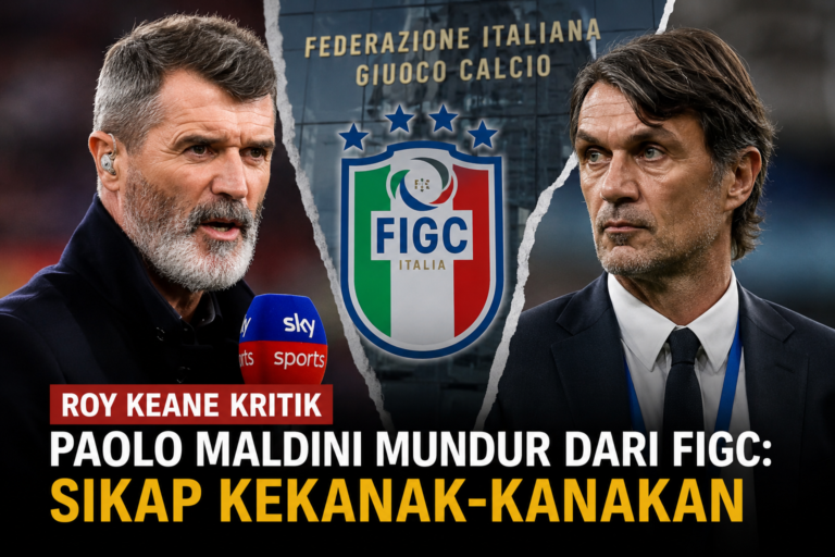 Roy Keane Kritik Paolo Maldini Mundur dari FIGC: Sikap Kekanak-kanakan