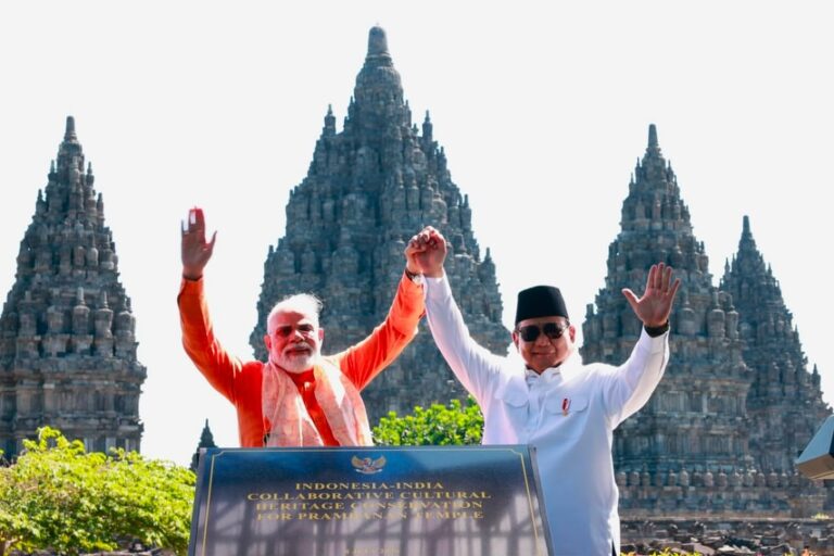 Prabowo dan PM Modi Sepakat Restorasi Candi Prambanan Rampung Sebelum 2029