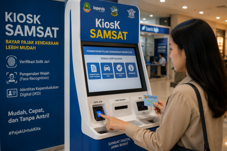 KiosK Samsat Jabar, Bayar Pajak Kendaraan Kini Bisa Tanpa Petugas