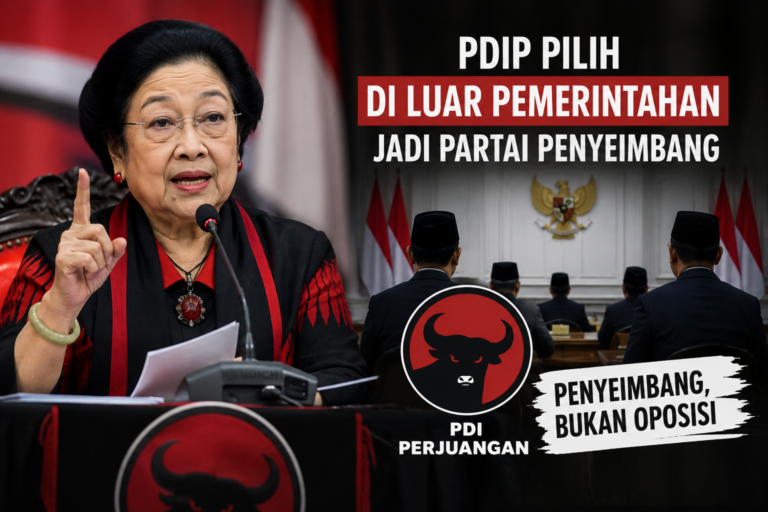 Megawati Tegaskan PDIP di Luar Pemerintahan Prabowo, Jadi Penyeimbang