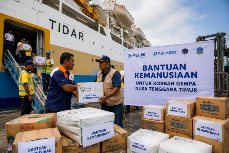 Pelni Gratiskan Pengiriman Bantuan Gempa NTT, 481 Koli Tiba di Maumere