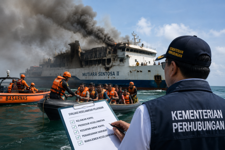 Kebakaran KMP Mutiara Sentosa II Jadi Evaluasi, Menhub Audit Keselamatan Operator Kapal