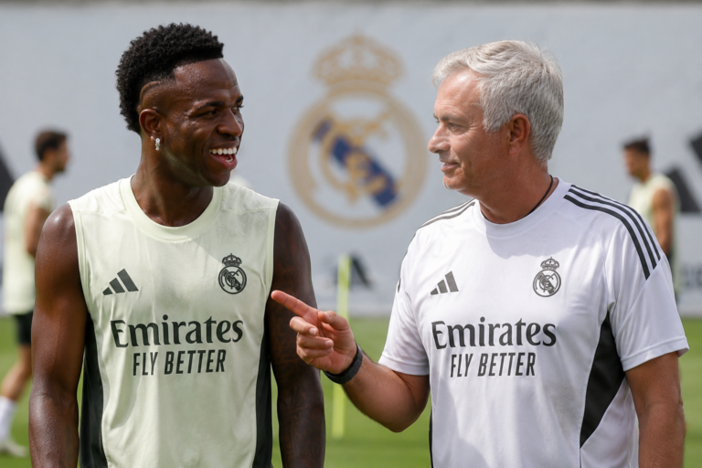 Vinicius Jr Nikmati Latihan Bersama Jose Mourinho di Real Madrid di Tengah Spekulasi Kontrak