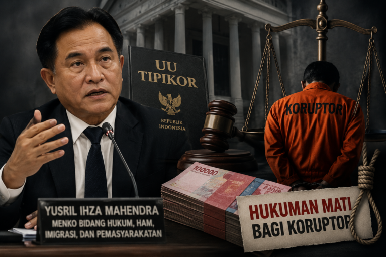 Yusril: Hukuman Mati bagi Koruptor Sudah Diatur UU, Integritas Moral Jadi Kunci