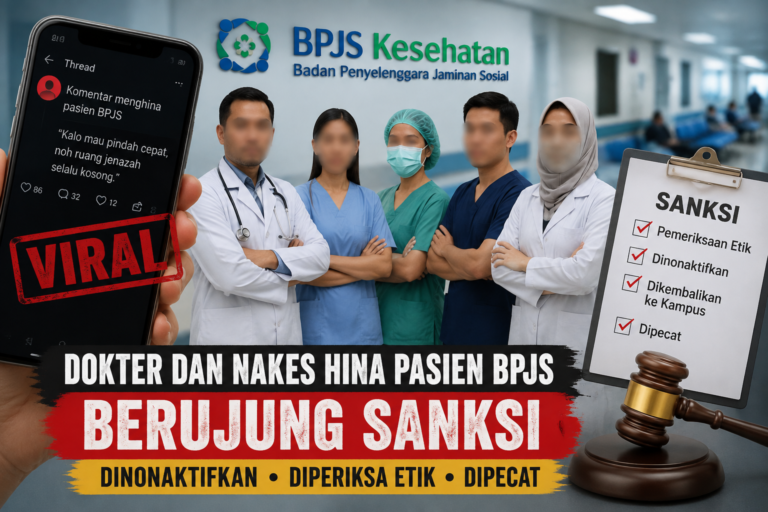 5 Dokter dan Tenaga Kesehatan yang Hina Pasien BPJS Berujung Kena Sanksi